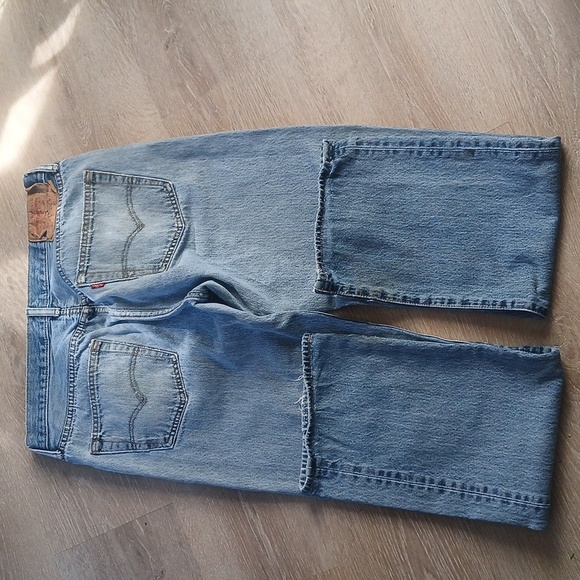 Levi's x Street Wear 501 Jeans Distressed Button Fly Medium Wash 36 x 36 - Picture 7 of 11